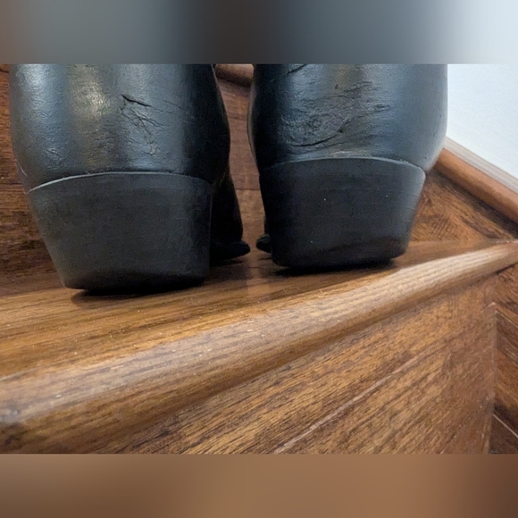 Ariat Heritage R Toe Western Leather  Cowboy Boots Mens 8.5 EE  Woman's 10.5 - Picture 12 of 15